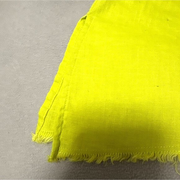 Ali Miles Womens Button Back Lime Poncho Top 2X Loose Fit 100% Cotton - Picture 6 of 8